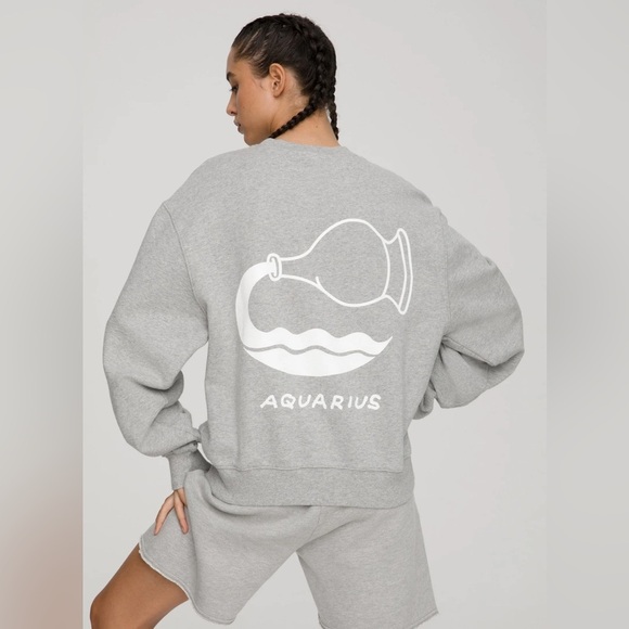 GOODAMERICAN AQUARIUS BOYFRIEND
SWEATSHIRT SIZE 3 (L) - Picture 2 of 7